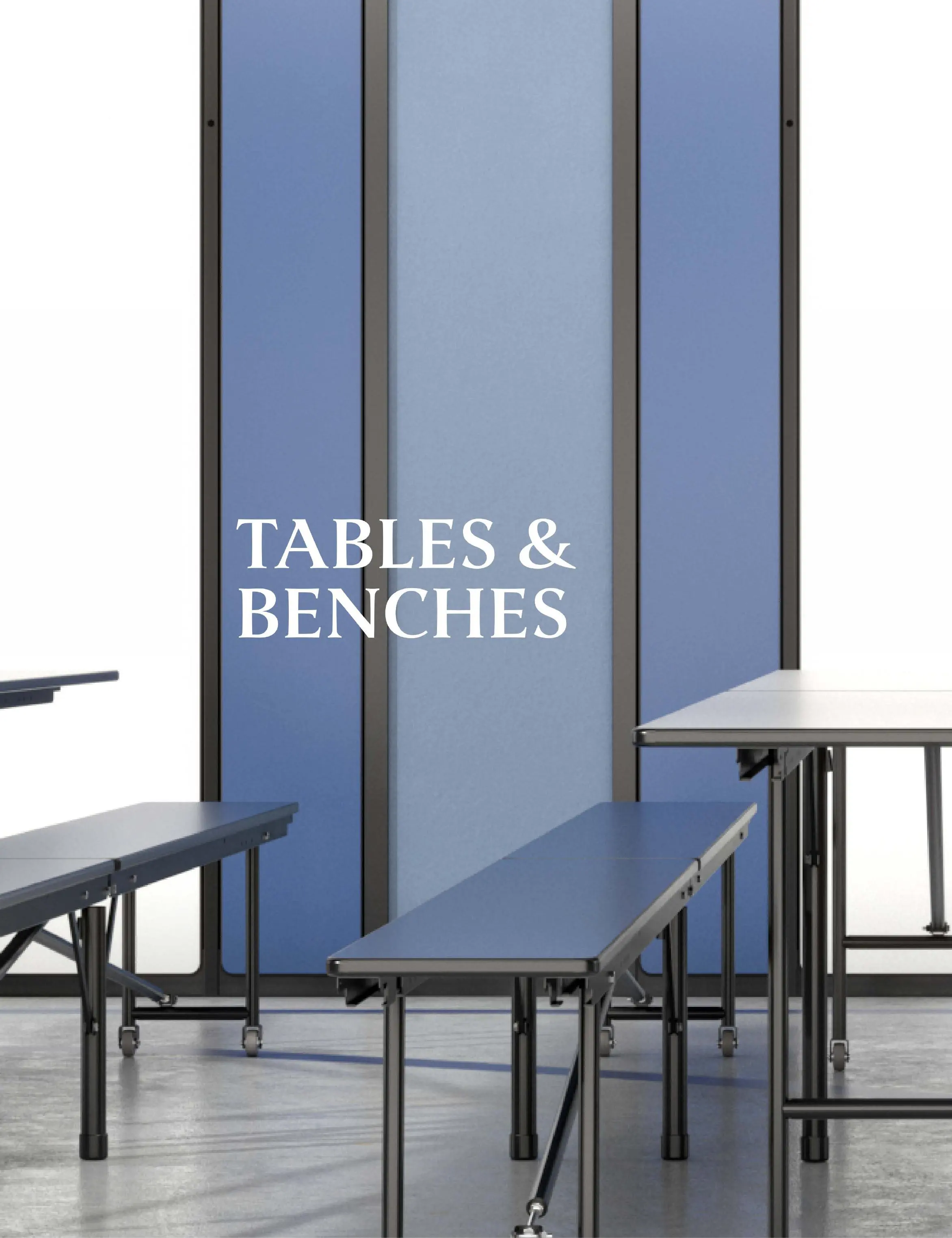 Tables and benches catalog section